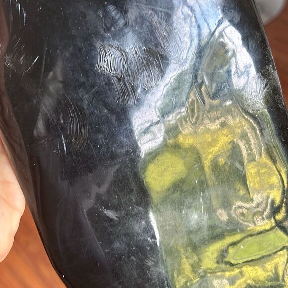 Tory Burch large nylon patent leather tote Miller handbag black - Picture 4 of 8